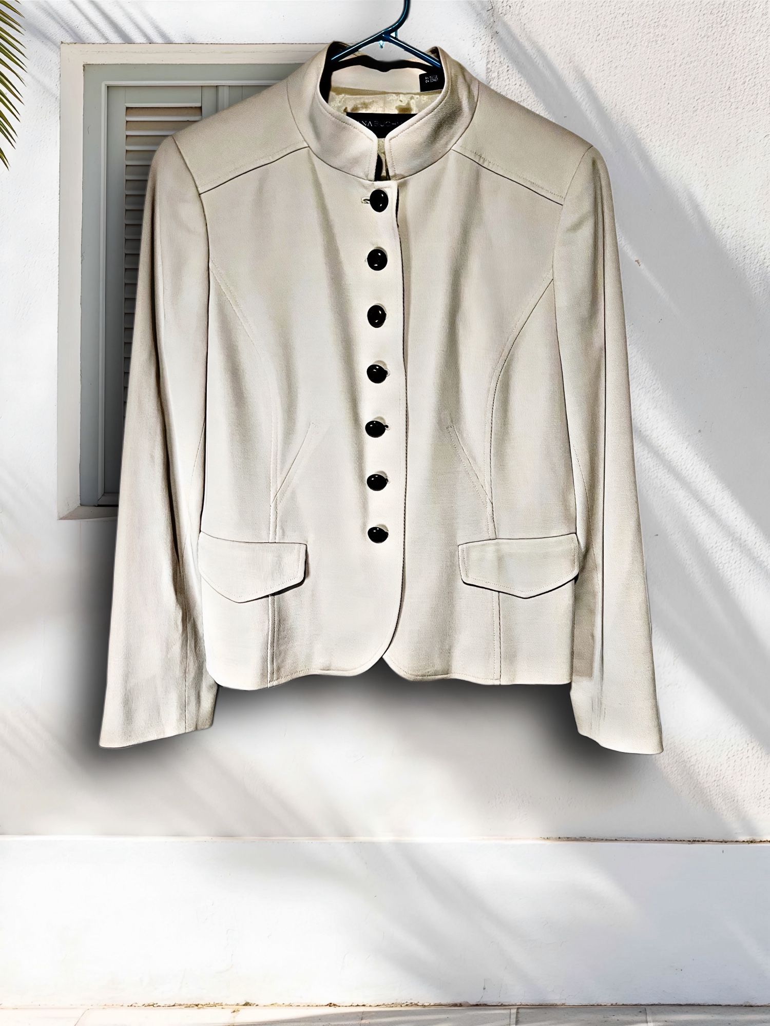 Dana Buchman Cream Blazer Jacket Women’s M