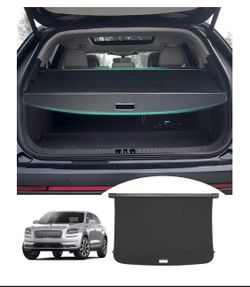 Cargo Cover for Lincoln Nautilus 2024-26 accessories, retractable trunk cover, trunk shielding, cargo luggage cover, black color