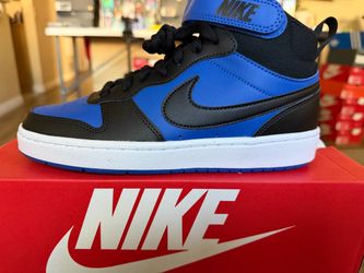 Nike Mid-Top Sneakers Royal Blue and Black