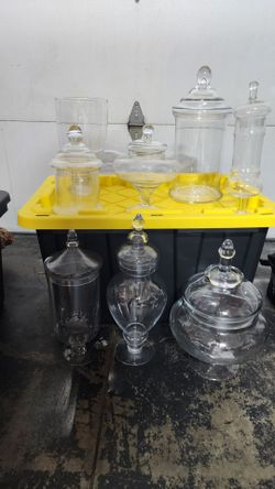 Candy Glass Jars