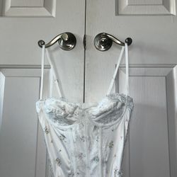 Corset white top 