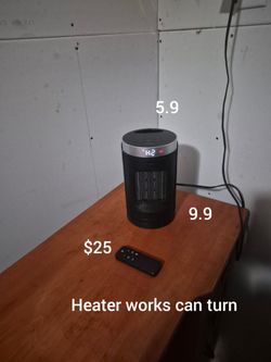 Heater works can turn