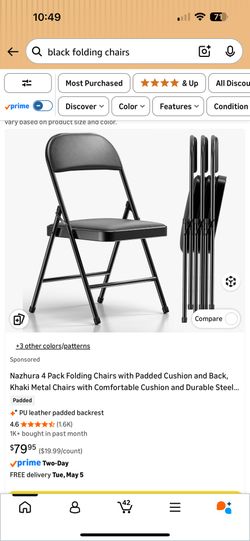 Four Folding Chairs
