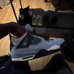 Travis Scott Jordan 4s and Black Cat Jordan 4s