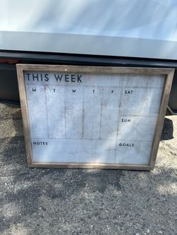 Wall Schedule/Notes Board