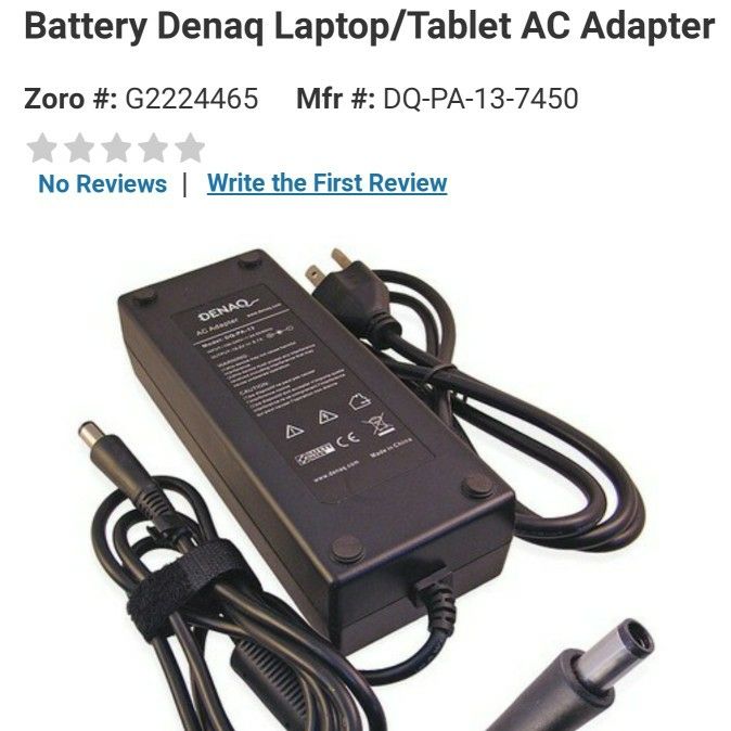 Denaq/Laptop AC Adapter/DQ-PA-13-7450