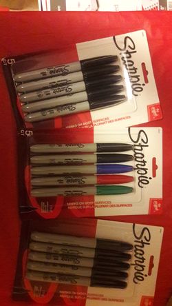 NEW Sharpies $3 each package.