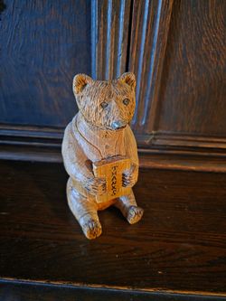 Vintage Wooden Bear