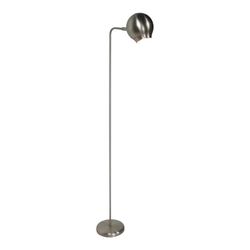 VINTAGE: Mid-Century Modern Eyeball Floor Lamp by Robert Sonneman in Brushed Steel