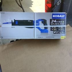 KOBALT 24-VOLT VARIABLE SPEED BRUSHLESS CORDLESS RECIPROCATING SAW ( TOOL ONLY )