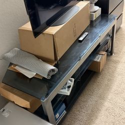 Glass Heavy Tv Stand