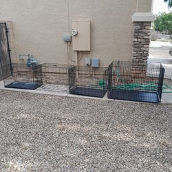 Large Or X-Large Metal Wire Pet Dog Kennel Crates 4 Available $40-$65 Each Read Description 