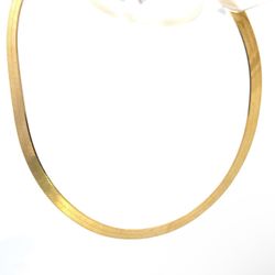 Woman’s Ladies 20” Herringbone 10k Yellow Gold Chain Necklace GP3108516