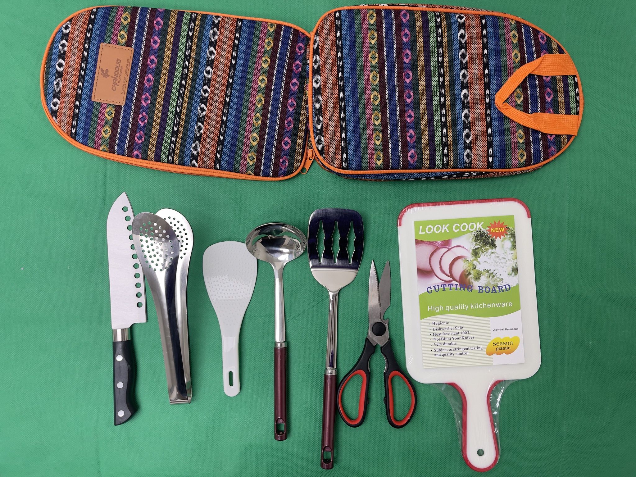 Camping Cooking Utensils Set Kitchenware Cookware Equipment Out/Indoor Gear Kit