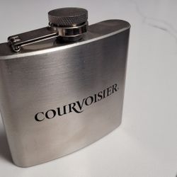 Courvoisier Flask Stainless Steel 