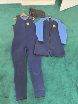Men's two-piece wetsuit Farmer John style - XL
