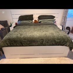 king size bed with built in storage