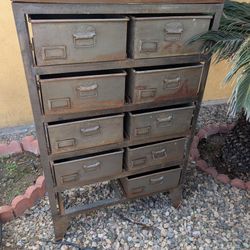 Heavy Duty Custom-made Toolbox Shelving All Metal 10 Drawer