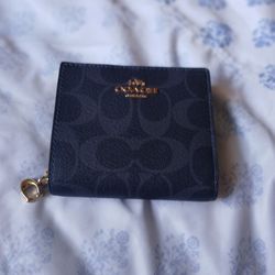 Coach Canvas Signature Small Wallet