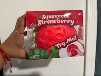Jumbo strawberry squishy
