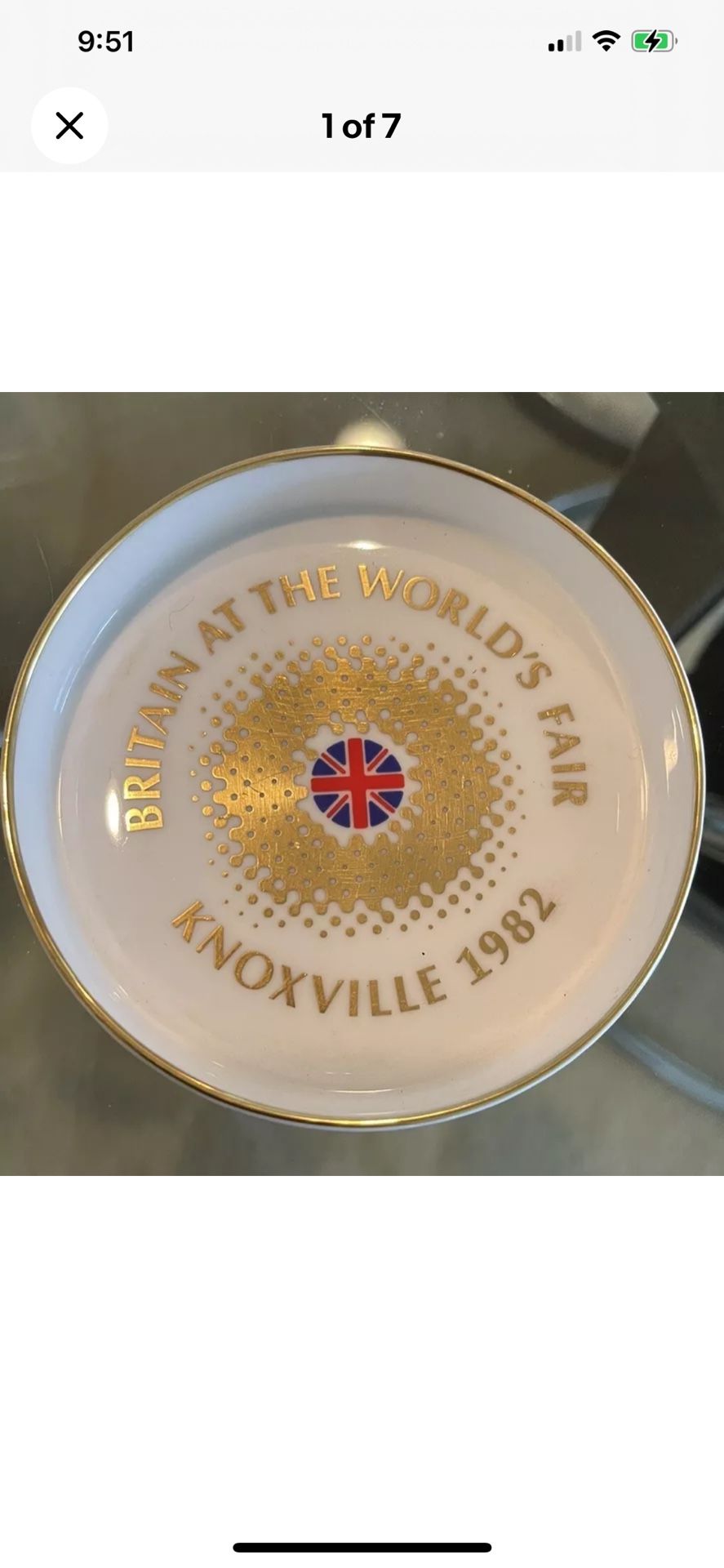 Vintage—ROYAL DOULTON Knoxville World’s Fair Dish