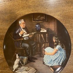 Norman Rockwell “the Storyteller” Collectors Plate 