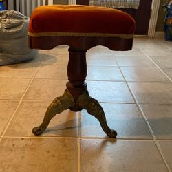 Antique Victorian Piano Stool