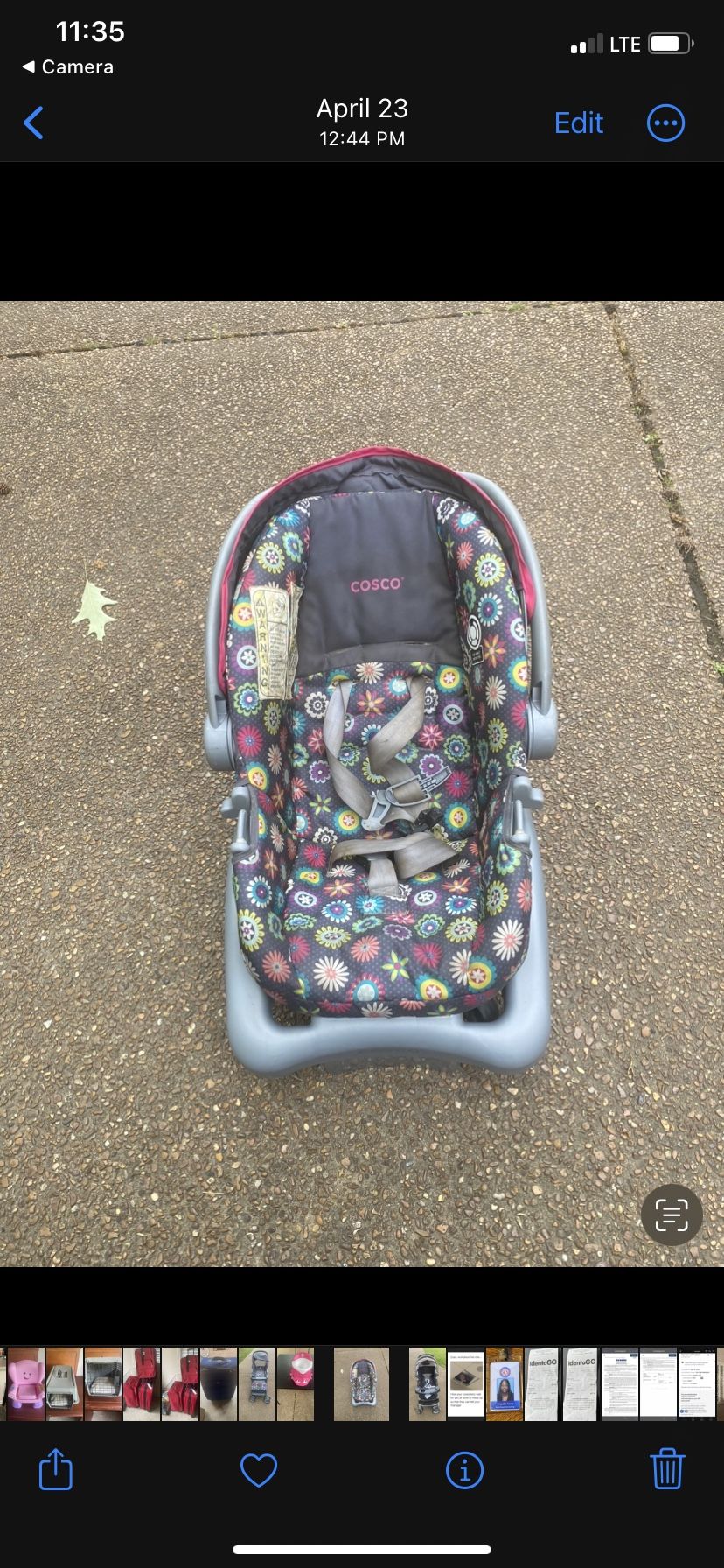 Cosco Multicolor Car Seat