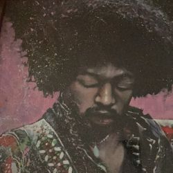 Jimi Hendrix 24”x 36”poster beautifully framed