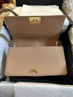 Chanel Flap bag Authentic Veau Graine Beige With Original Chanel packaging for Sale in Los Angeles CA OfferUp