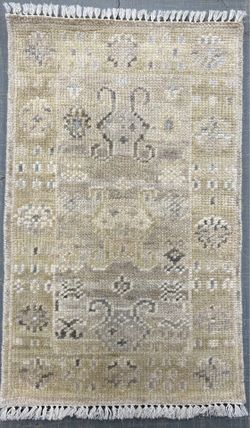 2x3 Hand-Knotted Kazak Oriental