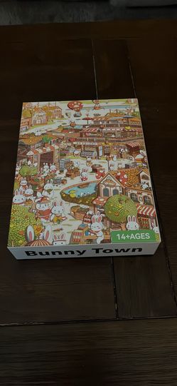 Bunny Town 1,000 piece jigsaw puzzle 