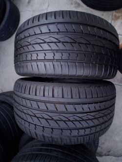 295-40R21(111 H) 2 TIRES CONTINENTAL CROSS CONTACT MO/ TREAD 90% /$200.00 INSTALL