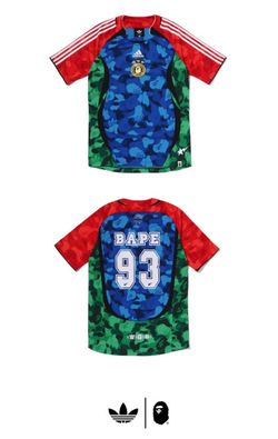 New Mens Adidas Bape World Cup 26 Jersey