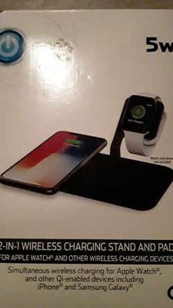 Brand new 2-in-1 wireless Charging stand and pad