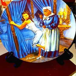 Collector's Plate And Movie Set From Gone With The Wind Plate Is Fine China From USA West Virginia! It Is From 100 Firing Day Limited Edition