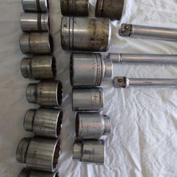 16 Misc 1 Inch Drive Sockets