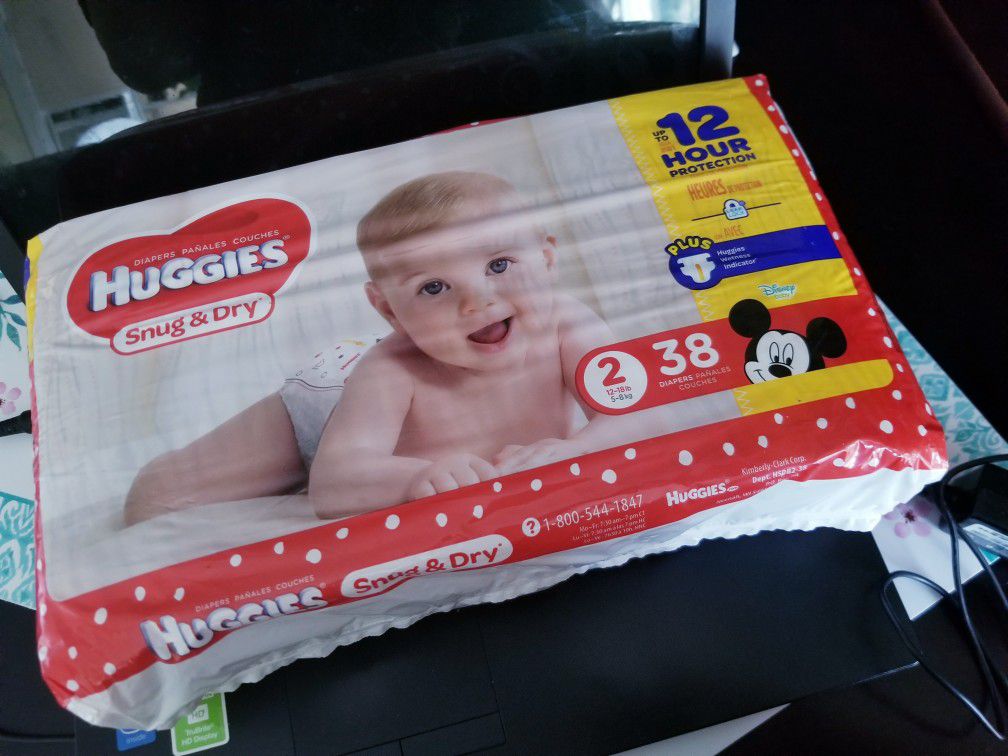Huggies 2 diapers
