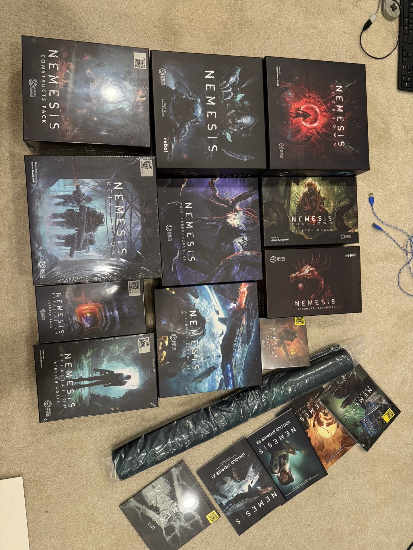 Nemesis Board Game And Expansions 