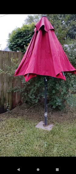 large outside patio umbrella