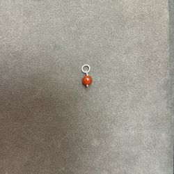 Retired James Avery Carnelian Gemstone Bead