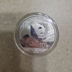 2016 Panda 999 Silver Coin 