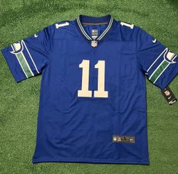 Seattle Seahawks Jaxson Smith-Njigba Throwback Blue Jersey 