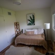 Black Metal Day Bed. Extends To A King Size And Comes With A New Twin Size Mattress 