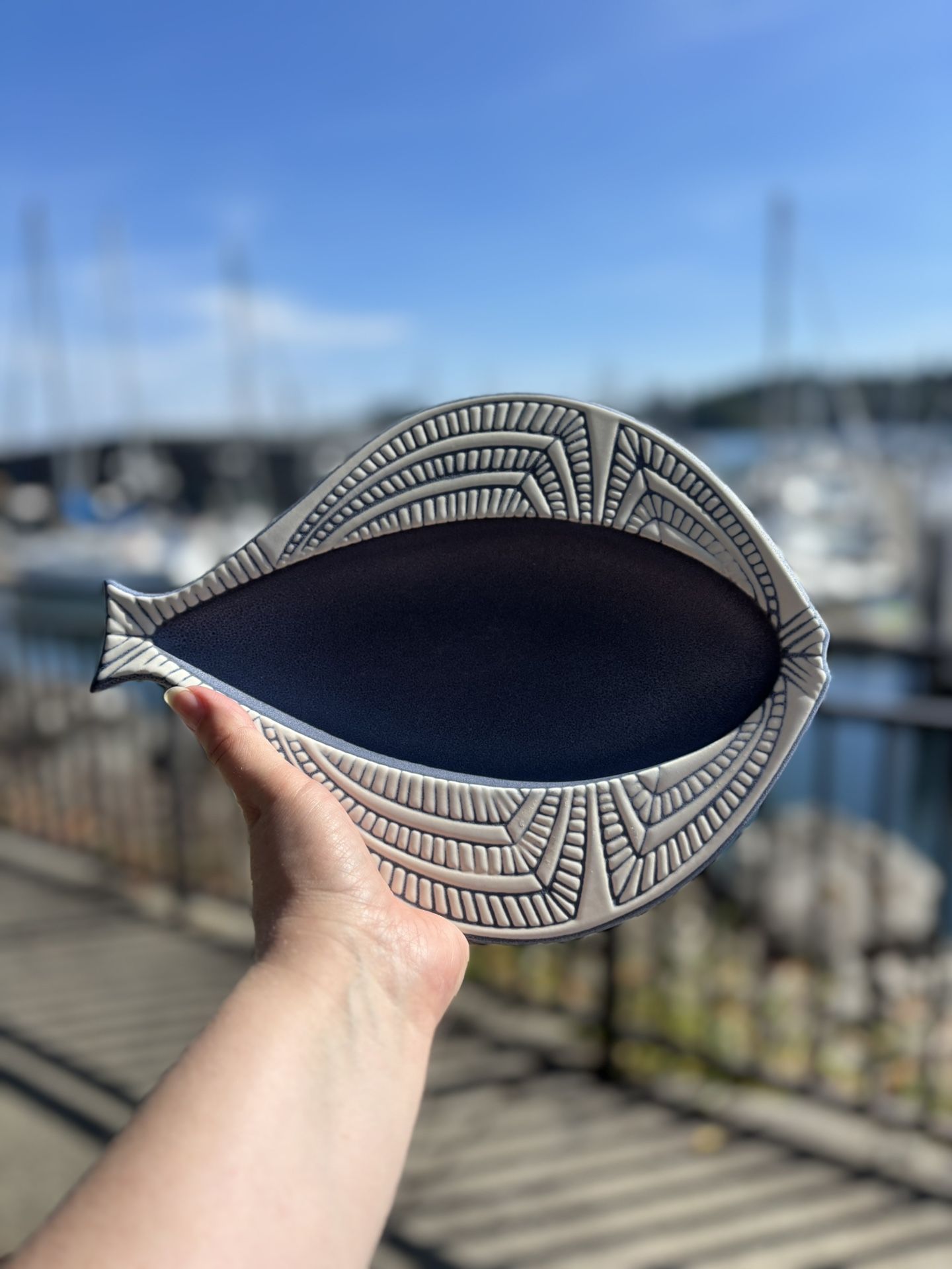 Hyalyn Porcelain Fish Bowl