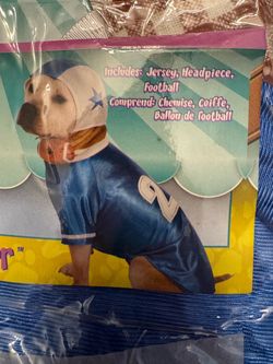 Pet outfit Dallas Cowboys football large