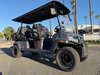 NEW 2026 EPIC E60FX Electric Golf Cart LSV - Metallic Charcoal - 6 Seater Lithium