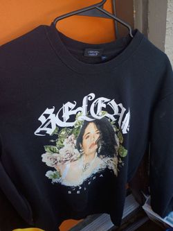 Size large black sweater by Selena designing