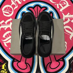 Rick Owens Low Top Black Sneakers Size 11