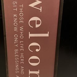 Welcome Sign